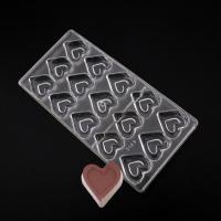 İkili Kalp Polikarbon Çikolata Kalıbı - S652-15