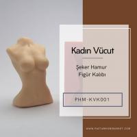 PHM-KVK0001 Şeker Hamuru Kadın Vücut Kalıbı  (Gövde 7 cm)