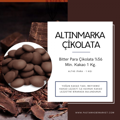Bitter Para Çikolata %56 Min. Kakao1 Kg